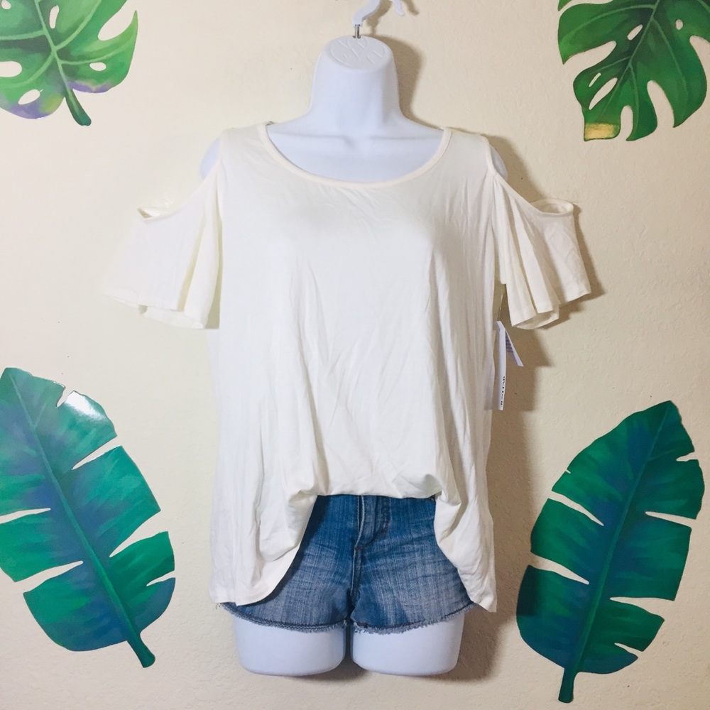 Justfab Cold Shoulder Blouse